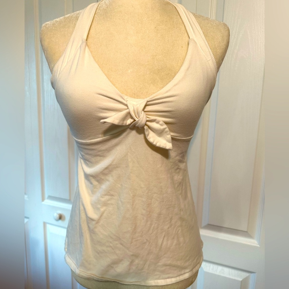 Victoria's Secret Halter Tie Top Built in Bra Vintage